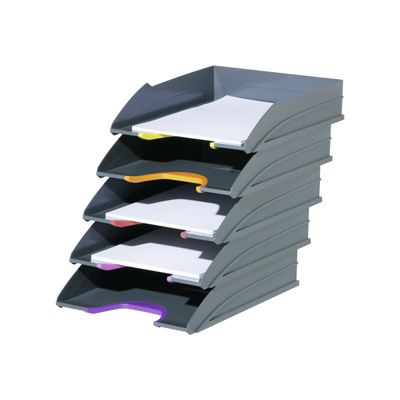 4005546701967-Durable Varicolor - Corbeille à courrier-Angle droit-1