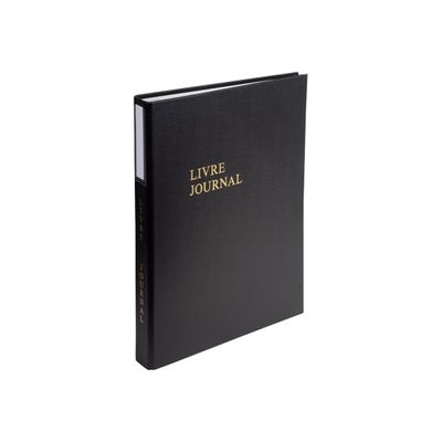 3130630005001-Exacompta - Reliure Livre journal 4 anneaux avec recharge - 32 x 25 cm -Angle gauche-0