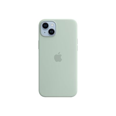 0194253416388-Apple - coque de protection avec MagSafe pour iPhone 14 plus - bleu cactus-Avant-0
