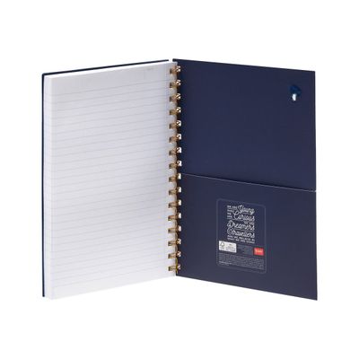 8051739307177-Legami - Carnet de notes spiralé A5 - stars-Avant-2