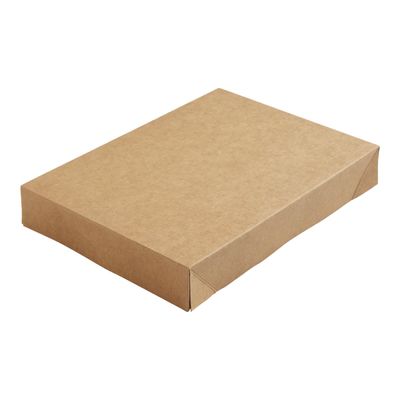 7321031880533-Duni Viking - food box lid - 20 x 14 x 3 cm - brun-Angle gauche-0