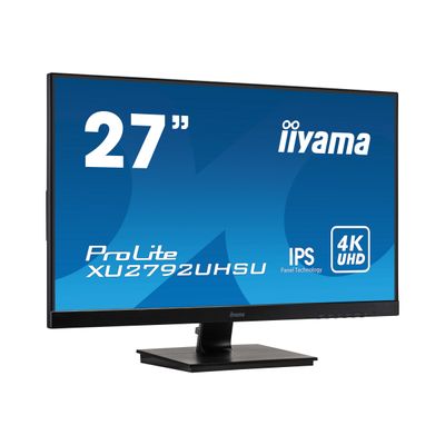 4948570117697-iiyama ProLite XU2792UHSU-B1 - écran LED 27" - 4K -Angle gauche-2