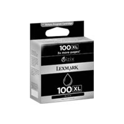 734646967112-Lexmark 100XL - noir - cartouche originale-Angle gauche-1