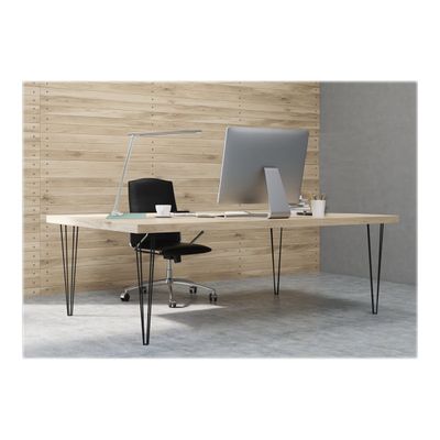 3595560029433-Unilux - Lampe de bureau pliable Popy - LED - socle en verre-Gauche-4