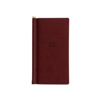 5012935374847-Letts Origins - Répertoire Carnet d'adresses de poche - chocolat - 6,9 x 14,7 cm-Avant-0