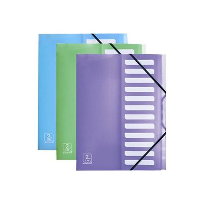 3045050287091-Oxford 2nd Life - Trieur polypro 12 positions - disponible dans différentes couleurs-Avant-0