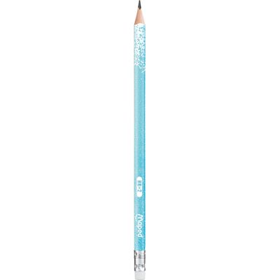 3154148518044-Maped Black'Peps Glitter - Crayon à papier - HB - embout gomme - disponible dans différentes couleurs--3