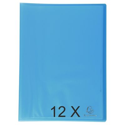 3130631854684-Exacompta Chromaline - 12 Porte vues - 80 vues - A4 - turquoise--0