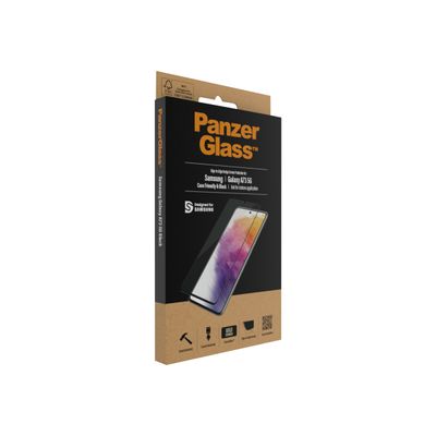 5711724073083-PanzerGlass - Verre trempé pour Samsung A73-Angle gauche-8