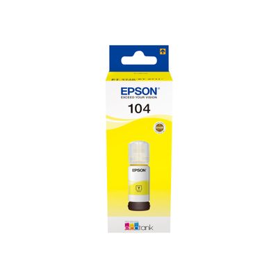 8715946655833-Epson EcoTank 104 - jaune - réservoir d'encre original-Avant-0