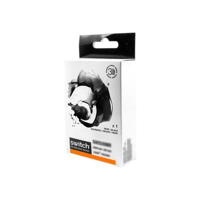 0400793725348-Cartouche compatible Brother LC1220/LC1240/LC1280 - noir - Switch -Angle droit-0