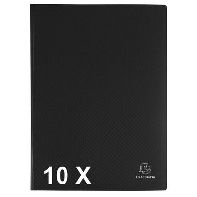 3130632088415-Exacompta Opak - 10 Porte vues - 80 vues - A4 - noir--0