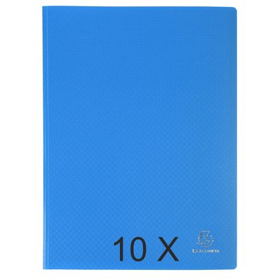 3130632088422-Exacompta Opak - 10 Porte vues - 80 vues - A4 - bleu clair--0