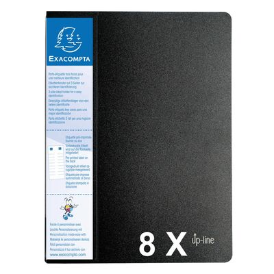 3130632888015-Exacompta Up Line - 8 Porte vues - 160 vues - A4 - noir--0