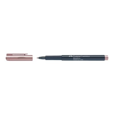 4005401607892-Faber-Castell Metallics - marqueur - kissed by a rose-Angle gauche-2
