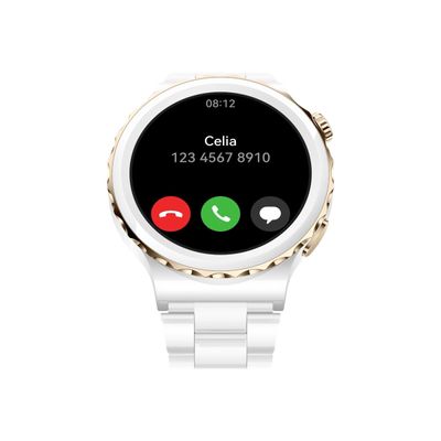 6941487253746-Huawei Watch GT 3 Pro - montre connectée - 43mm - blanc-Gros plan-8