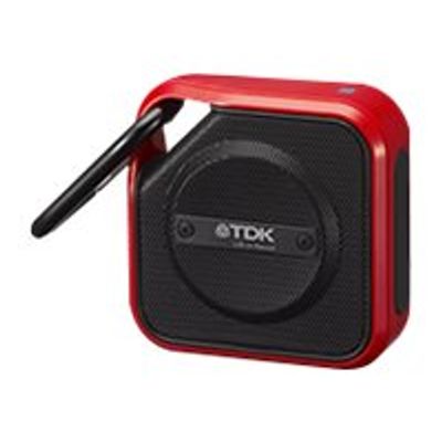 0020356621094-TDK Life on Record TREK Micro A12 - Enceinte - sans fil - 3 Watt - rouge-Angle droit-0
