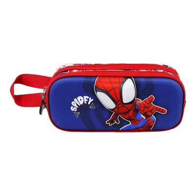 8445118026603-Spiderman - Trousse 3D - 2 compartiments - bleu foncé - Karactermania-Avant-0