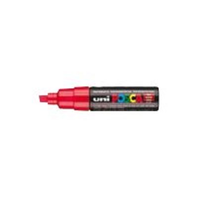 4902778916919-Posca - Marqueur peinture pointe large - rouge fluo-Angle gauche-0