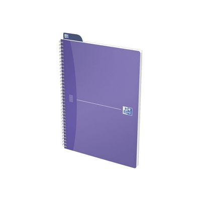 3020120029306-Oxford Office My Colours - Cahier polypro à spirale - A4 (21x29,7 cm) - 180 pages - petits carreaux (5x5 mm) - disponibl-Angle droit-5