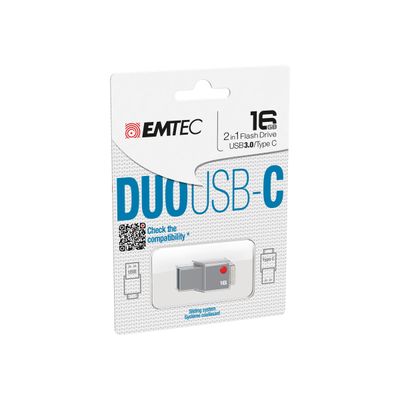 3126170139498-EMTEC DUO - clé USB - 16 Go-Angle gauche-4
