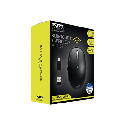 3567049007096-PORT DESIGNS - Souris sans fil - noir-Angle gauche-5