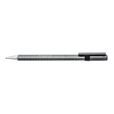 4007817054420-STAEDTLER Triplus Micro - Porte mines - 1,3 mm - anthracite-Angle gauche-0