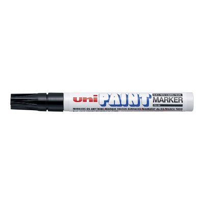 4902778912379-Uni PAINT PX - Marqueur permanent - pointe ogive - noir-Angle gauche-0