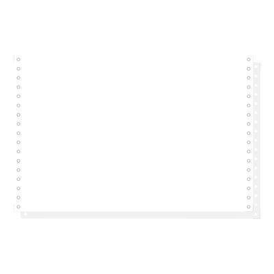 3130630632825-Exacompta - Papier listing blanc - 1000 feuilles 330 mm x 8 1/2" - bandes Caroll détachables - 2 -Avant-0
