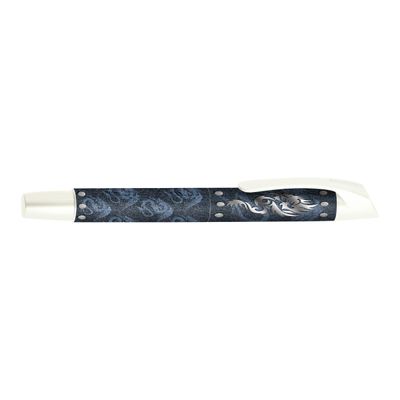 4014421611680-ONLINE YOUNG.LINE Campus Best Writer Denim Dragon - Stylo plume - bleu-Angle droit-0