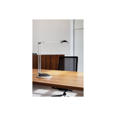 4002390061537-MaulBusiness - Lampe de bureau LED intégré - basse consommation 11W - argent-Arrière-11