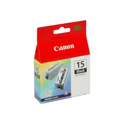 4960999174952-Canon BCI-15 - Pack de 2 - noir - cartouche d'encre originale-Angle gauche-2