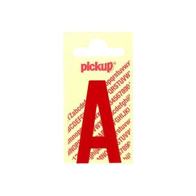 8711234223005-Pickup - Étiquette autocollante - 90 mm - Lettre A - rouge brillant-Avant-1