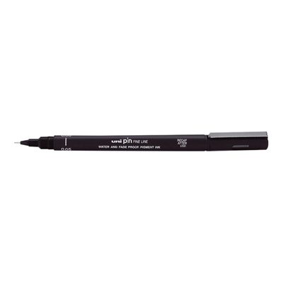 4902778915202-UNI PIN - Feutre fin - pointe calibrée - 0.1 mm - noir-Angle gauche-0