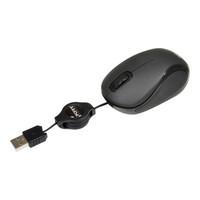 3567049003012-PORT Connect - souris filaire retractable - noir-Arrière-2