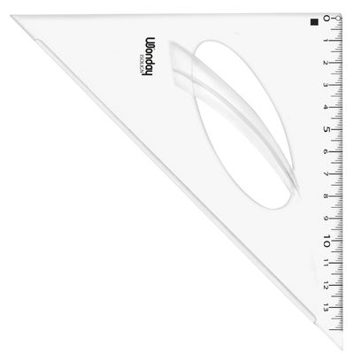 3457709046452-Wonday - Équerre 21 cm - 45°/45°--0