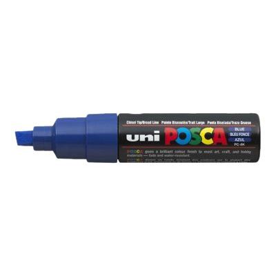 4902778916469-Posca - Marqueur peinture pointe large - bleu foncé-Angle gauche-0