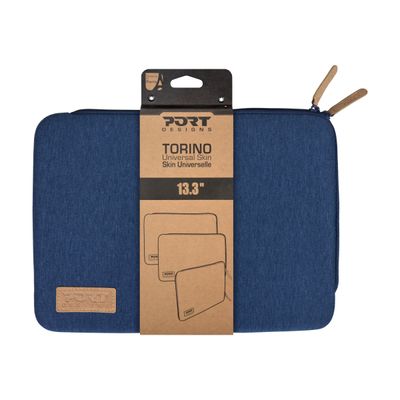 3567041404046-Port Designs Torino - Housse d'ordinateur portable 13,3" - bleu-Avant-1