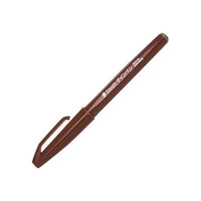 4902506287090-Pentel - Feutre pinceau à pointe souple - marron-Angle gauche-1