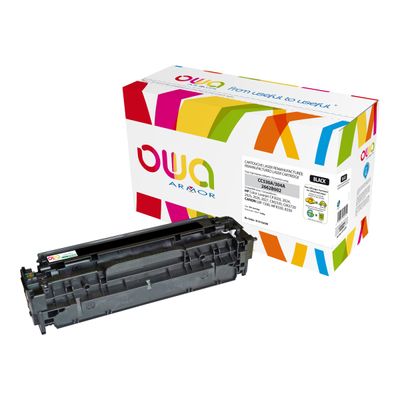 3112539604752-Cartouche laser compatible HP 304A - noir - Owa K15132OW-Angle gauche-0