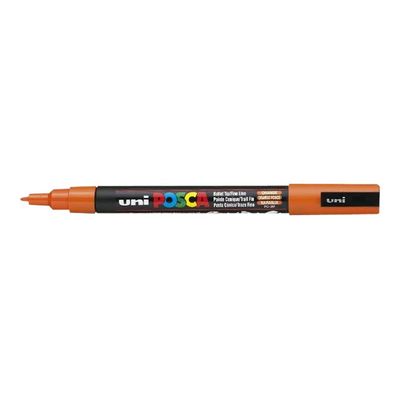 4902778915851-Posca - Marqueur peinture pointe fine - orange foncé-Angle gauche-0