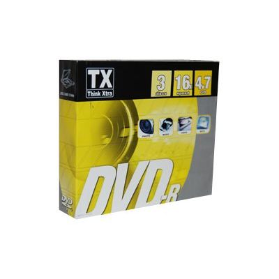 5060046674349-TX - 3 DVD-R avec boîtiers - 4.7 Go -Angle gauche-0