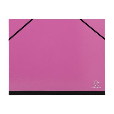 3130631255290-Exacompta - 5 Cartons à dessin à élastiques - 28 x 38 cm - couleurs assorties-Avant-2