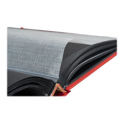 3130630160779-Exacompta Milano - Album photos 29 x 32 cm - 60 pages - rouge-Gros plan-5