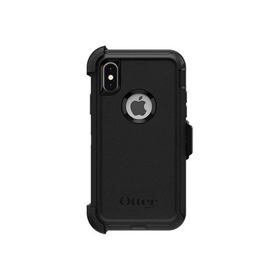 0660543468677-OtterBox Defender Series Filmless - coque de protection pour iPhone X, XS - noir-Arrière-8