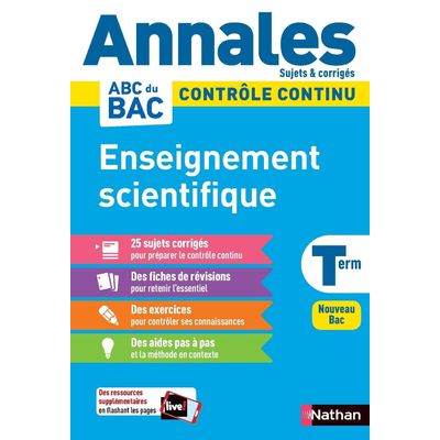 9782091575216-Annales Bac 2021 - Enseignement Scientifique Terminale - Corrigé--0