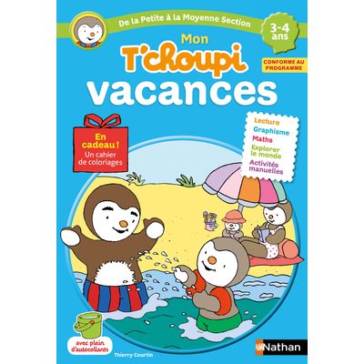 9782091932217-Mon T'choupi Vacances de la moyenne section 3-4 ans--0