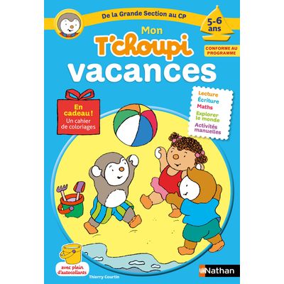 9782091932231-Mon T'choupi Vacances de la grande section au CP 5-6 ans--0