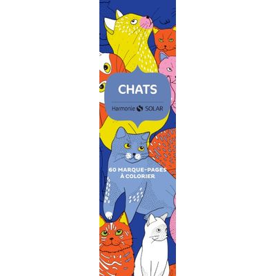 9782263179235-60 Marque-pages à colorier - Chats--0