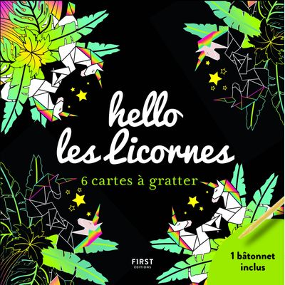 9782412049112-Hello les licornes - 6 cartes à gratter--0